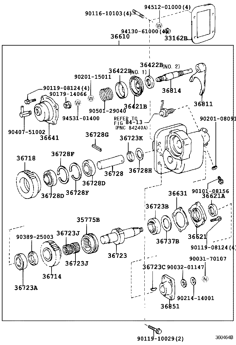 36602-37030 CASE, POWER TAKE-OFF product image