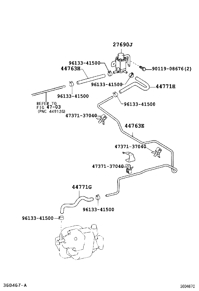 36602-37030 CASE, POWER TAKE-OFF product image
