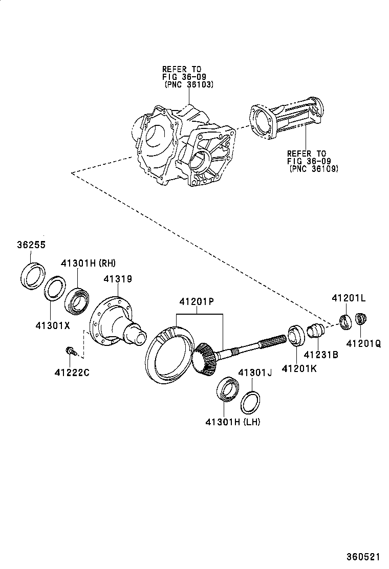 36265-21660 WASHER, PLATE(FOR RING GEAR MOUNTING CASE) product image