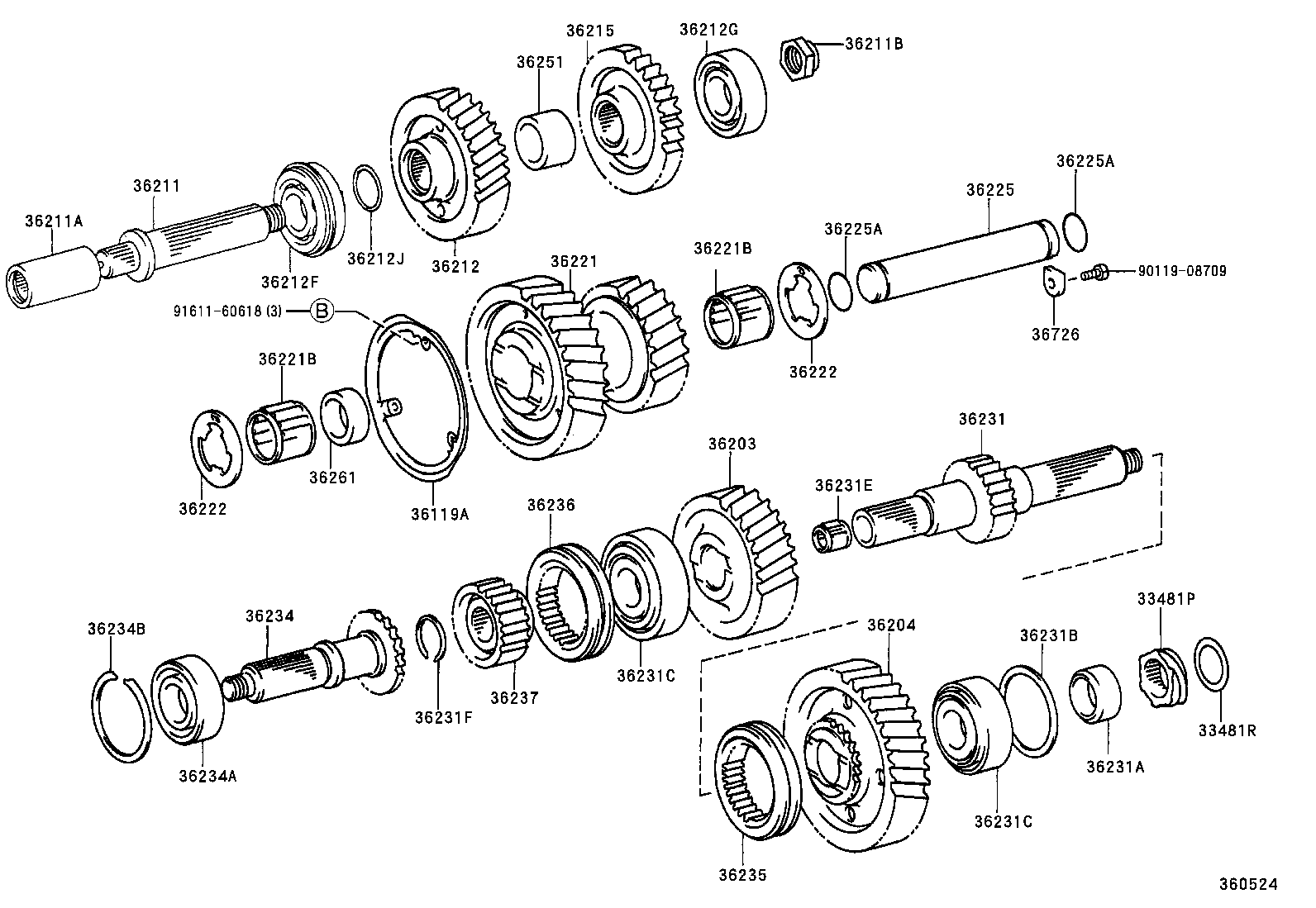 33399-60040 YOKE, TRANSMISSION SLEEVE product image