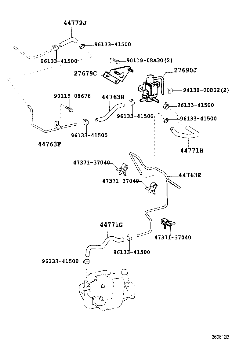 36602-37030 CASE, POWER TAKE-OFF product image
