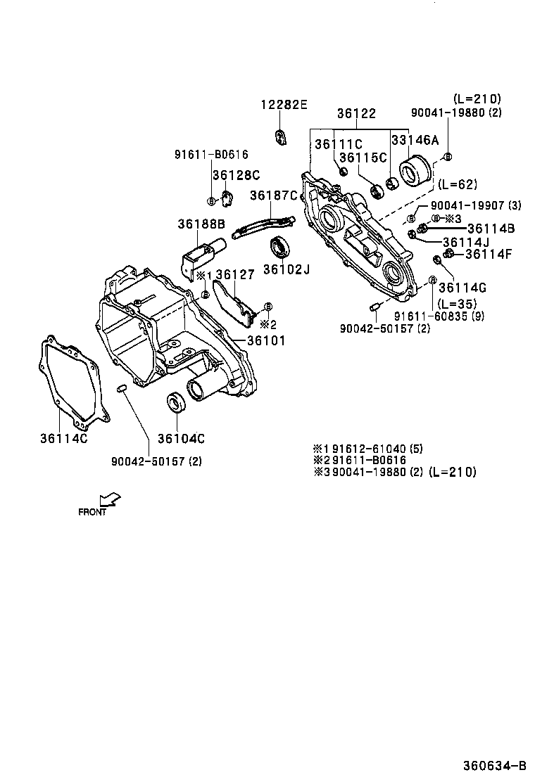 33142-87401 GASKET, NO.1 (FOR TRANSFER CASE) product image