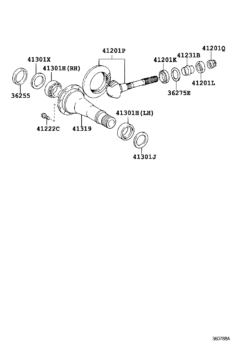 36265-48680 WASHER, PLATE(FOR RING GEAR MOUNTING CASE) product image