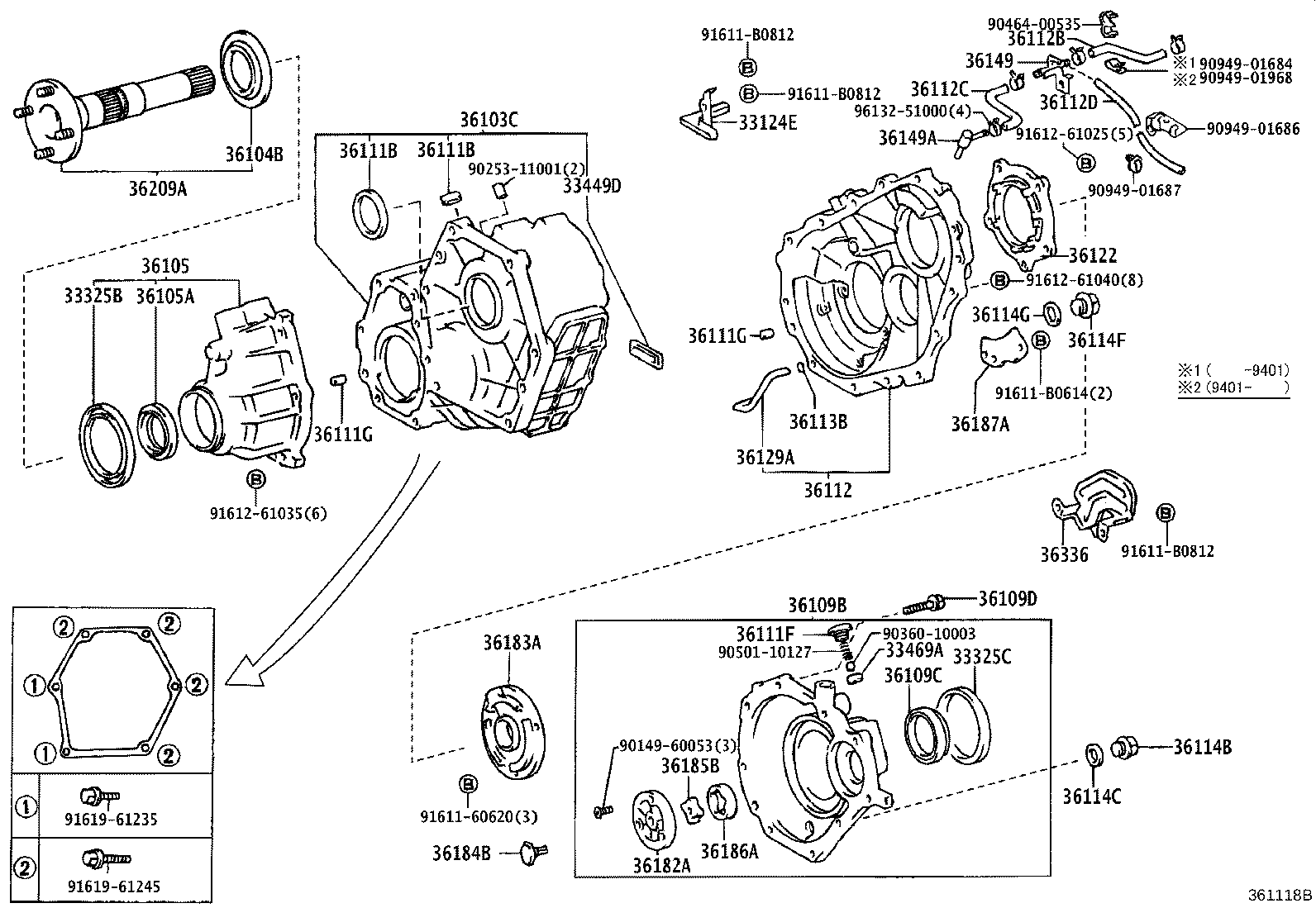 33325-60040 DEFLECTOR, DUST (FOR TRANSFER OUTPUT SHAFT) product image
