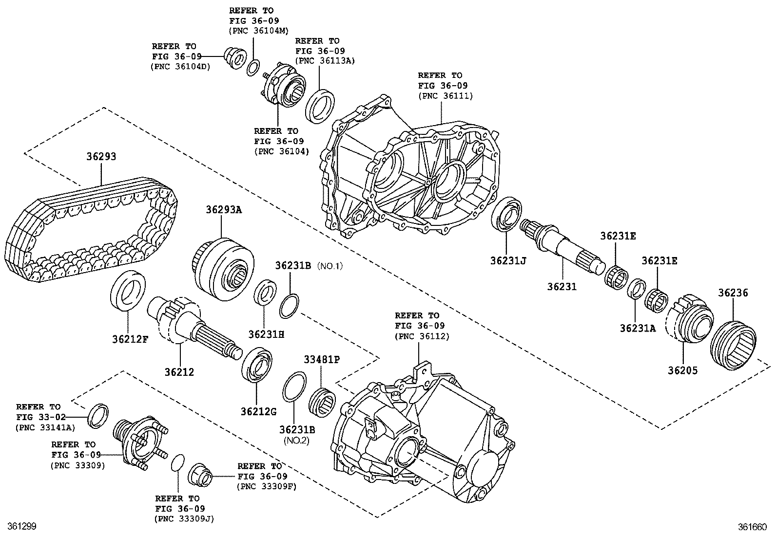 36292-37010 SPROCKET, TRANSFER DRIVEN product image