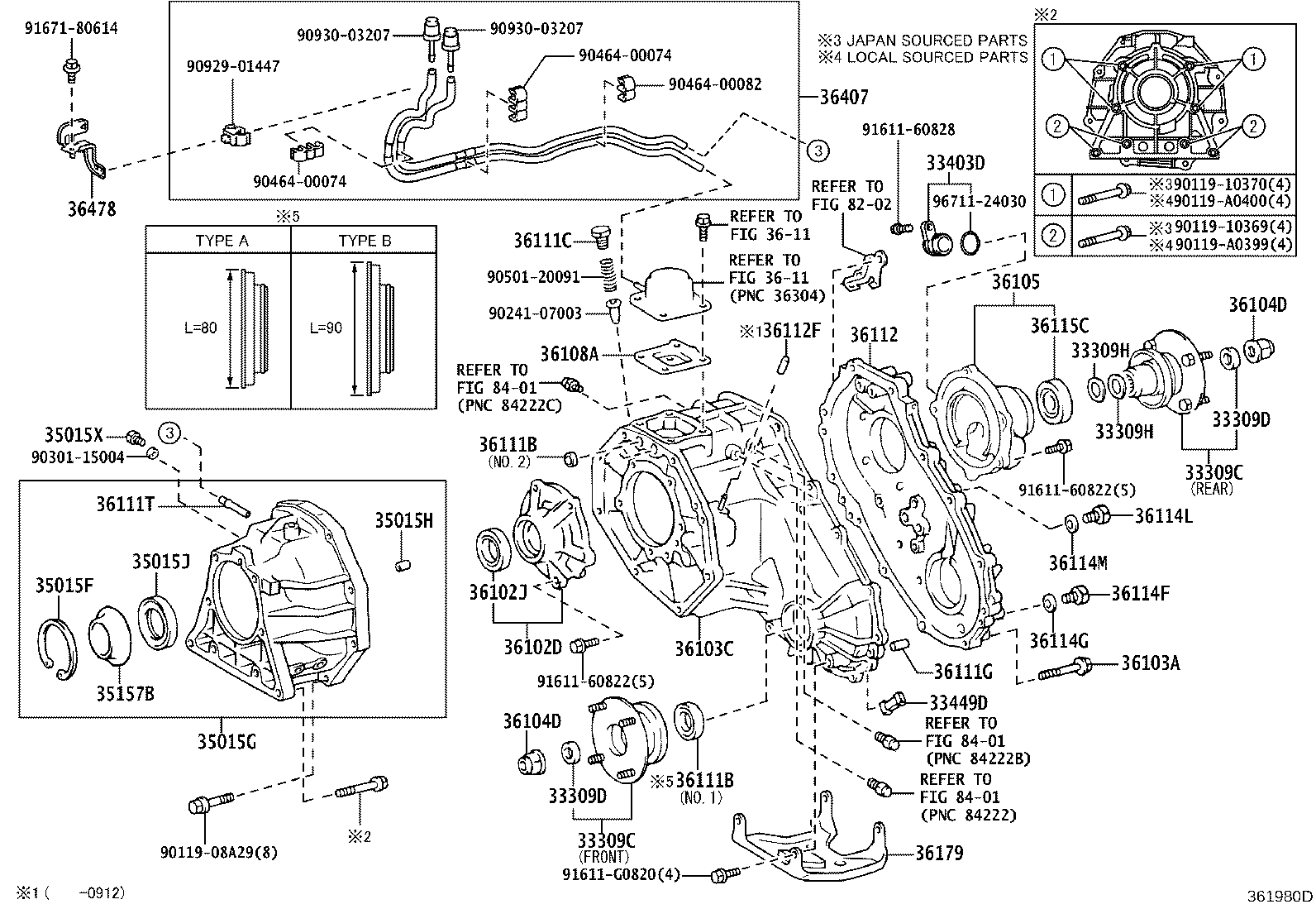 35015-0C010 ADAPTER, TRANSFER, REAR product image