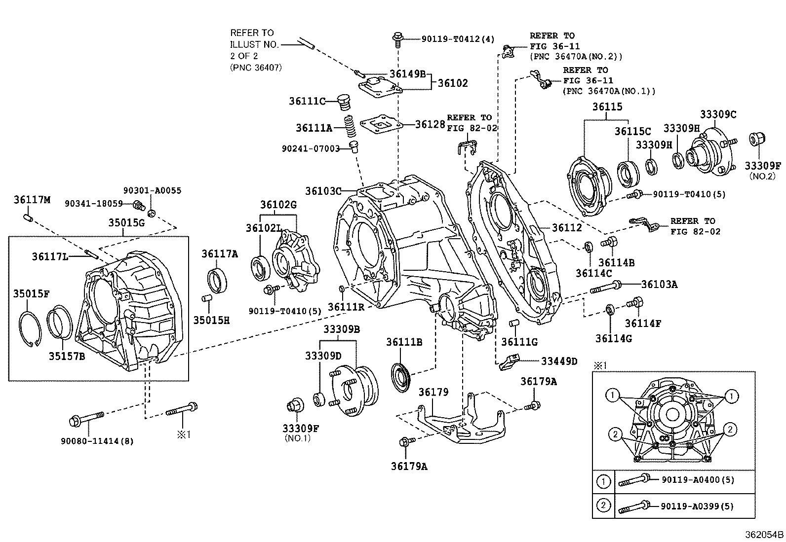 35015-04010 ADAPTER, TRANSFER, REAR product image