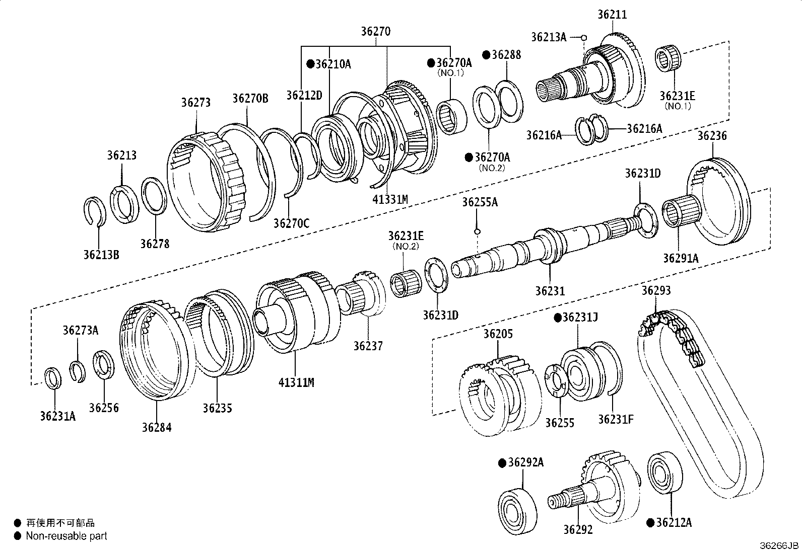 36218-34010 PLUG, TRANSFER INPUT SHAFT product image