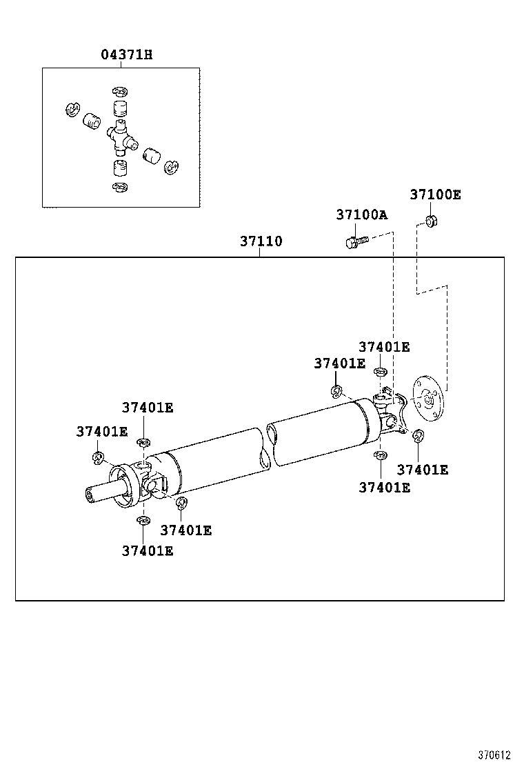 90179-A0015 NUT (FOR PROPELLER INTERMEDIATE SHAFT SETTING) product image