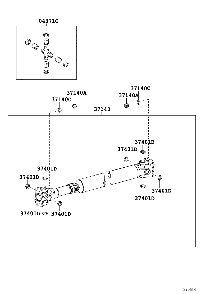 90179-A0015 NUT (FOR PROPELLER INTERMEDIATE SHAFT SETTING) product image