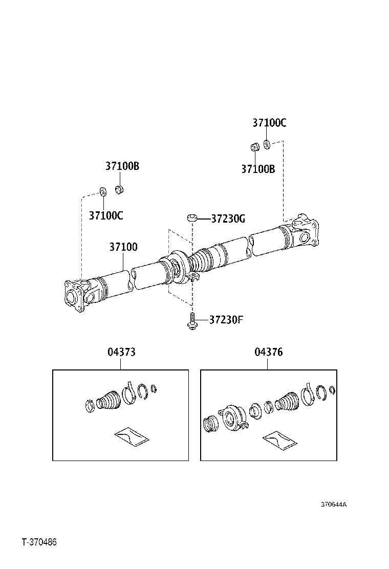 04373-52010 BOOT KIT, UNIVERSAL product image