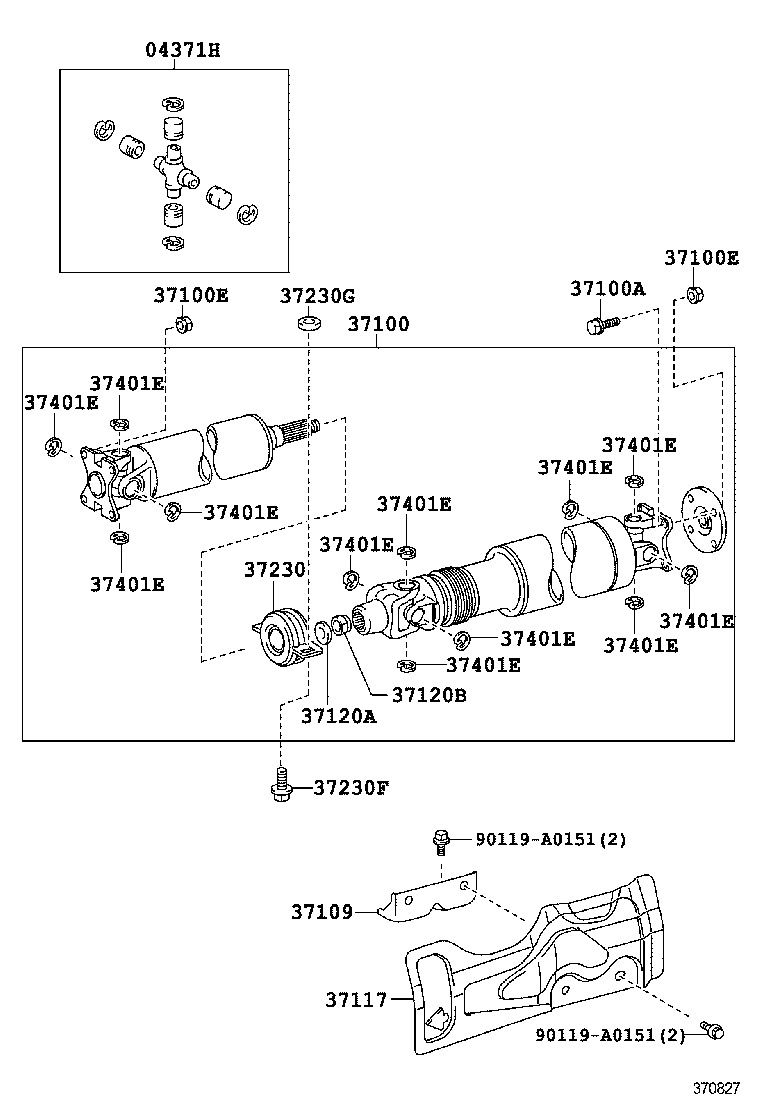 90179-A0015 NUT (FOR PROPELLER INTERMEDIATE SHAFT SETTING) product image