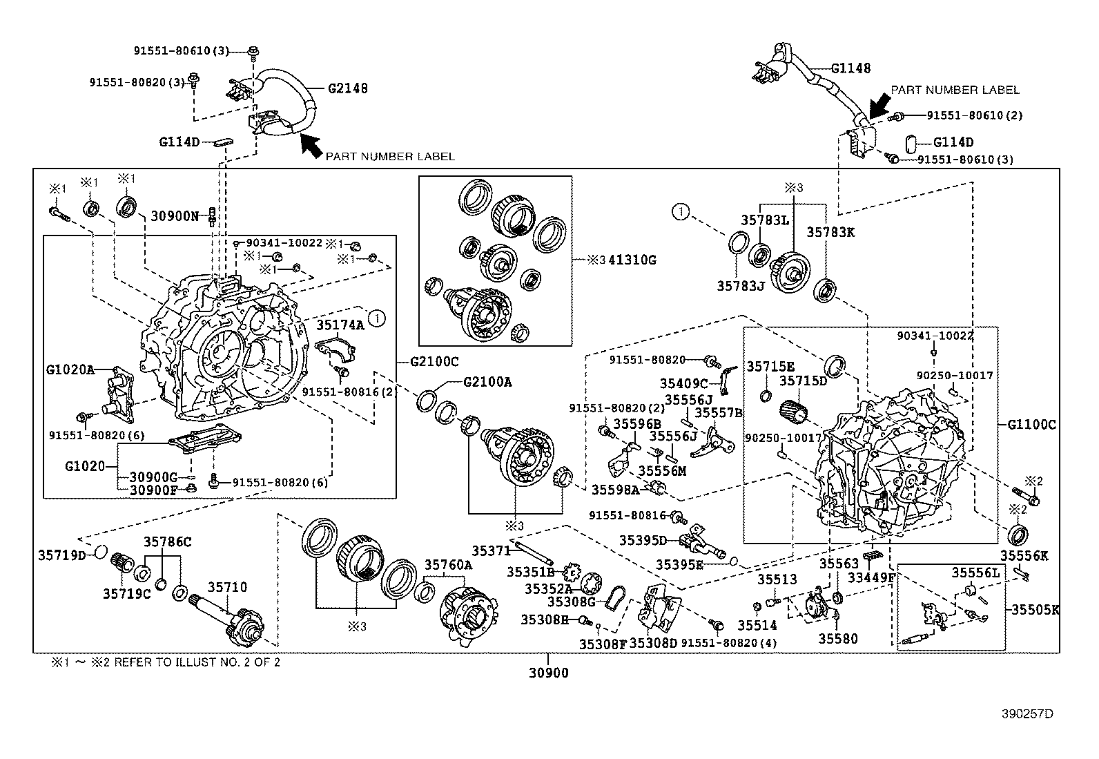 90311-40031 SEAL, TYPE T OIL(FOR HYBRID VEHICLE TRANSAXLE ASSY) product image