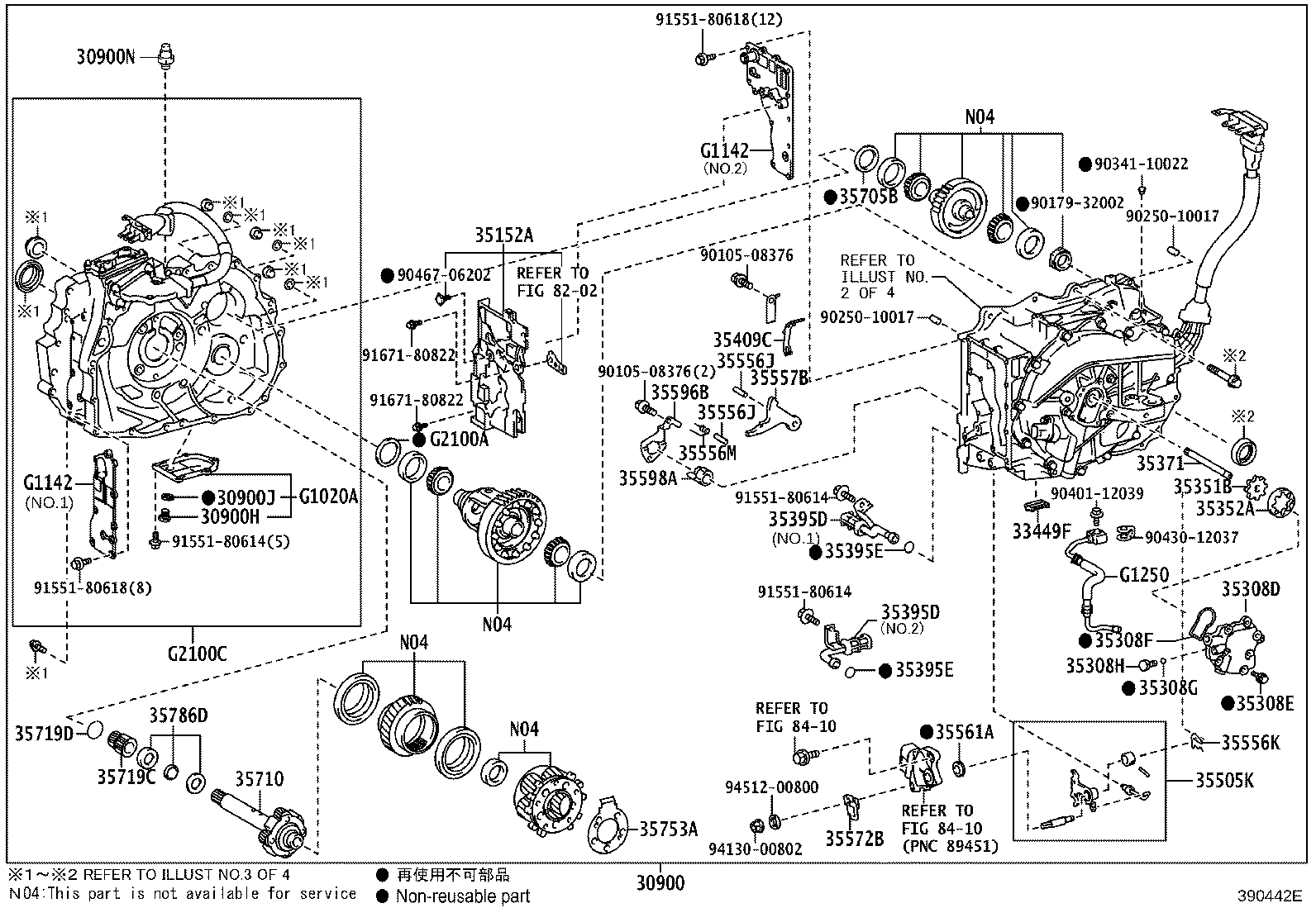 30900-48250 TRANSAXLE ASSY, HYBRID VEHICLE product image
