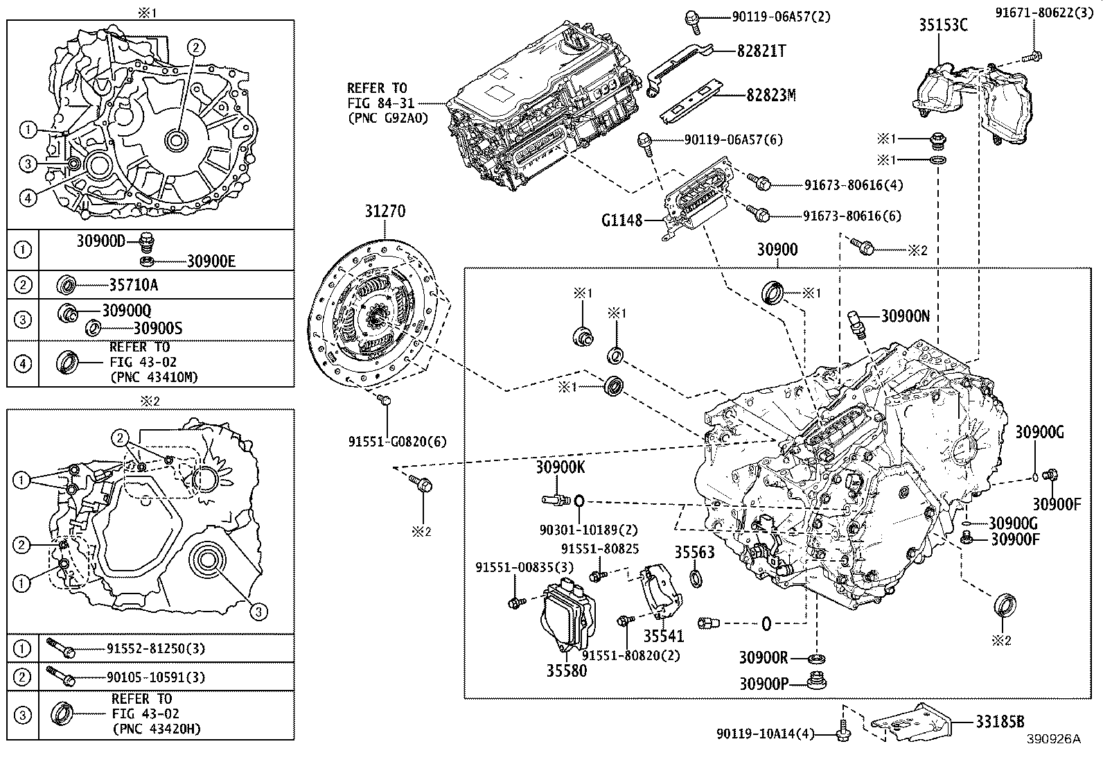 35153-48050 COVER, AUTOMATIC TRANSMISSION CASE, NO.3 product image