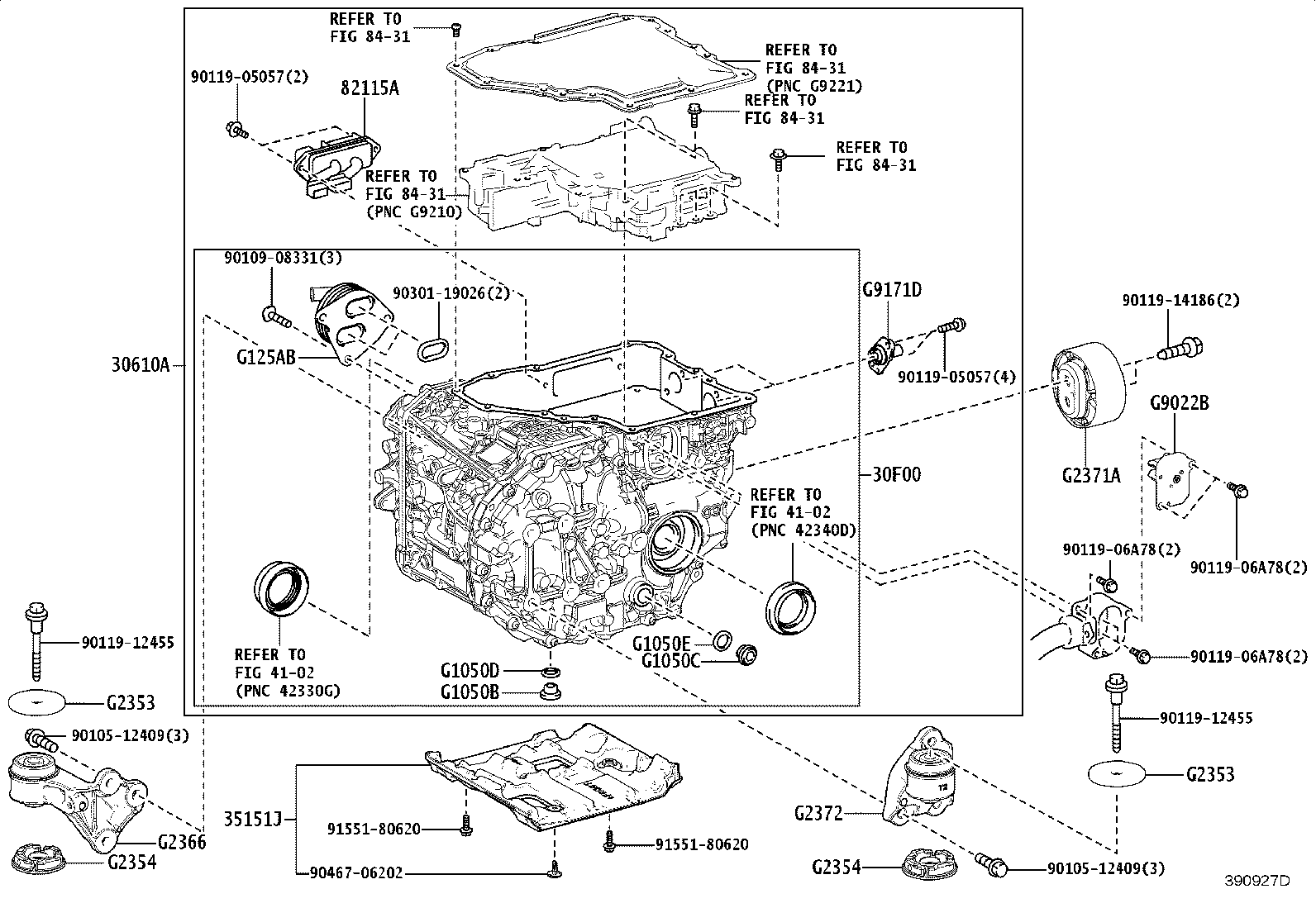 35153-48050 COVER, AUTOMATIC TRANSMISSION CASE, NO.3 product image