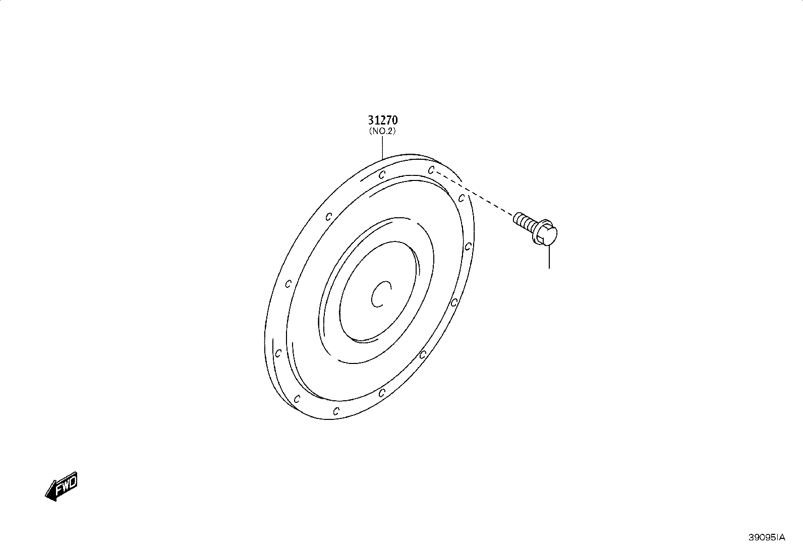30900-0J070 TRANSAXLE ASSY, HYBRID VEHICLE product image