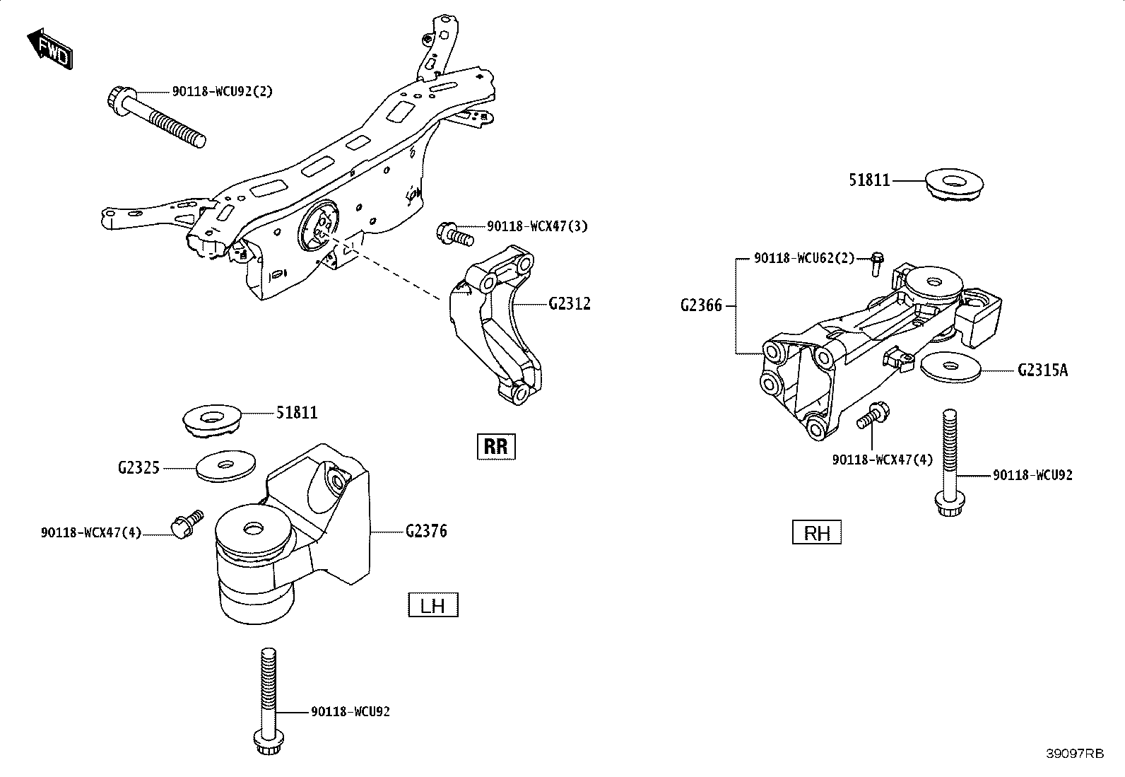 23129-WC001 SEAL, TYPE T OIL(FOR HYBRID VEHICLE TRANSAXLE ASSY) product image