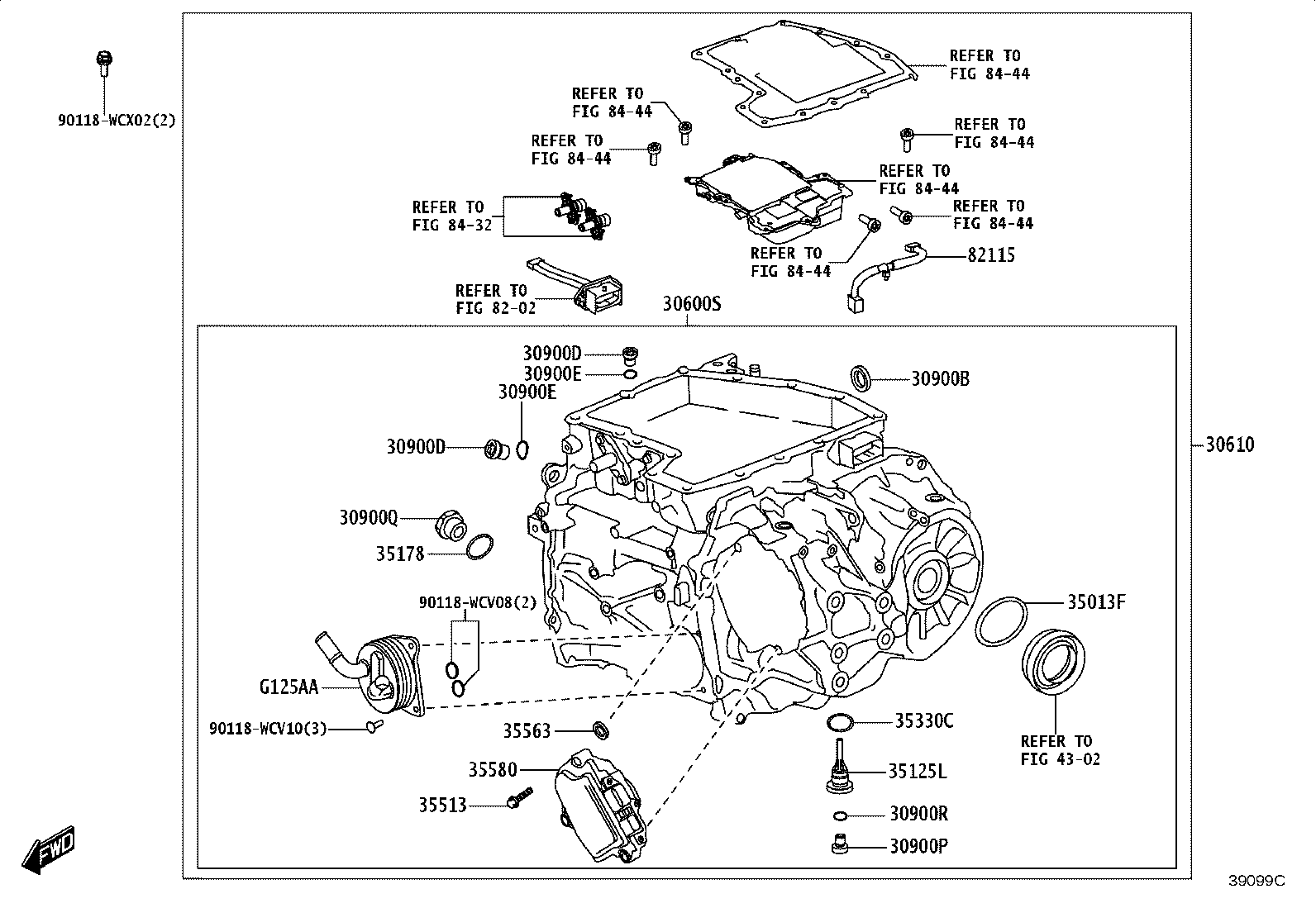 23129-WC001 SEAL, TYPE T OIL(FOR HYBRID VEHICLE TRANSAXLE ASSY) product image