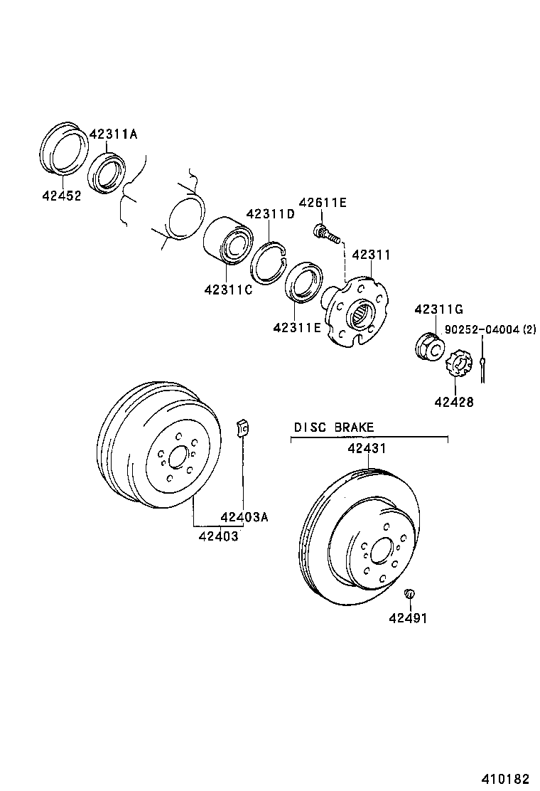 42311-28050 SHAFT, REAR AXLE product image
