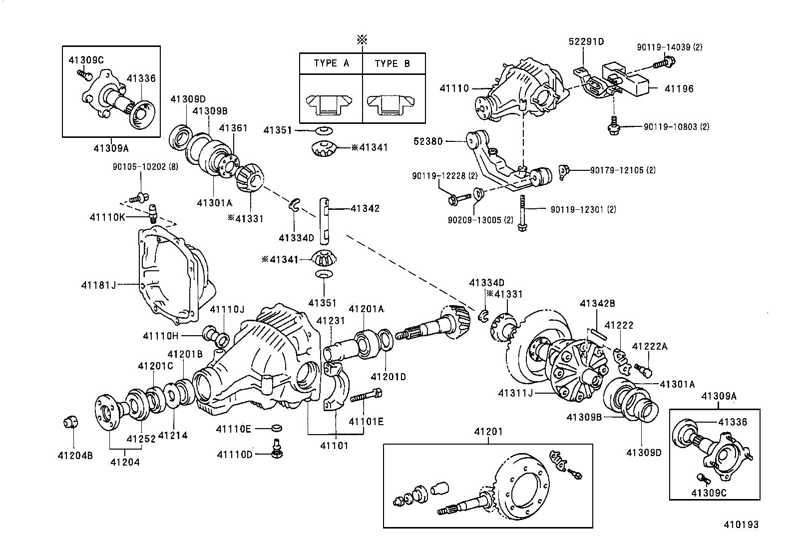 90311-35032 SEAL OIL (FOR REAR DIFFERENTIAL SIDE GEAR SHAFT) product image