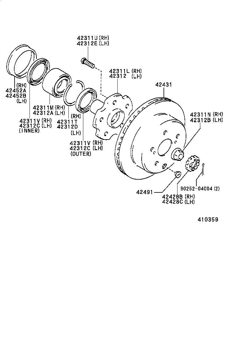 42330-0W010 SHAFT ASSY, REAR DRIVE, RH product image