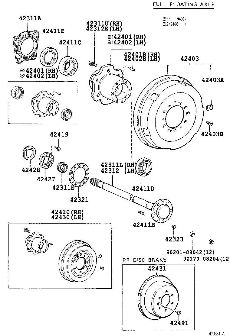 42431-60261 DISC, REAR product image