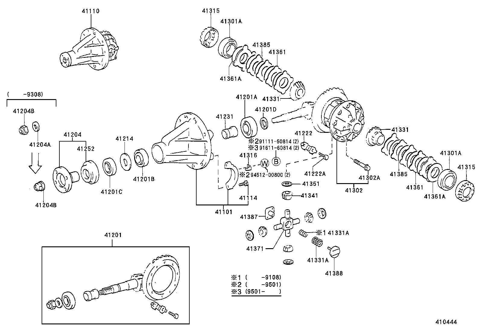 41341-34010 PINION, REAR DIFFERENTIAL product image