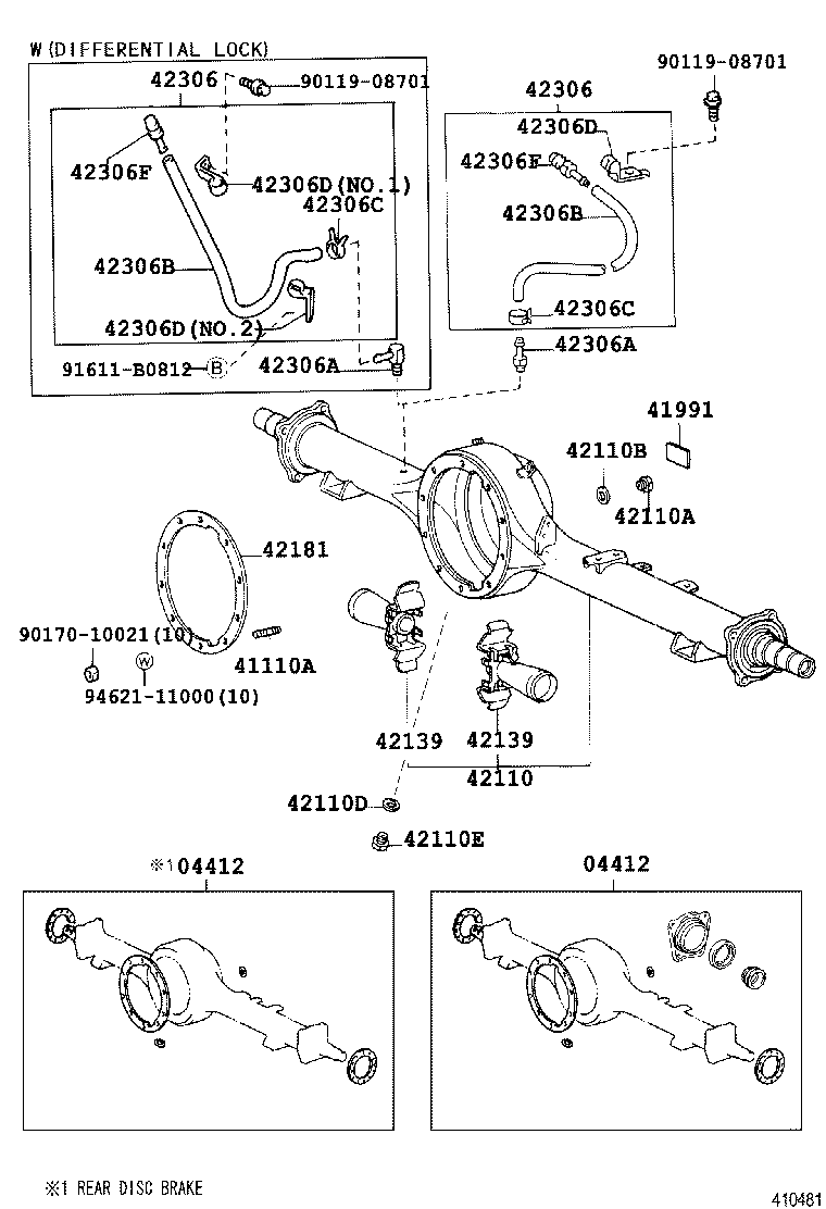 41201-80204 FINAL GEAR KIT, DIFFERENTIAL, REAR product image