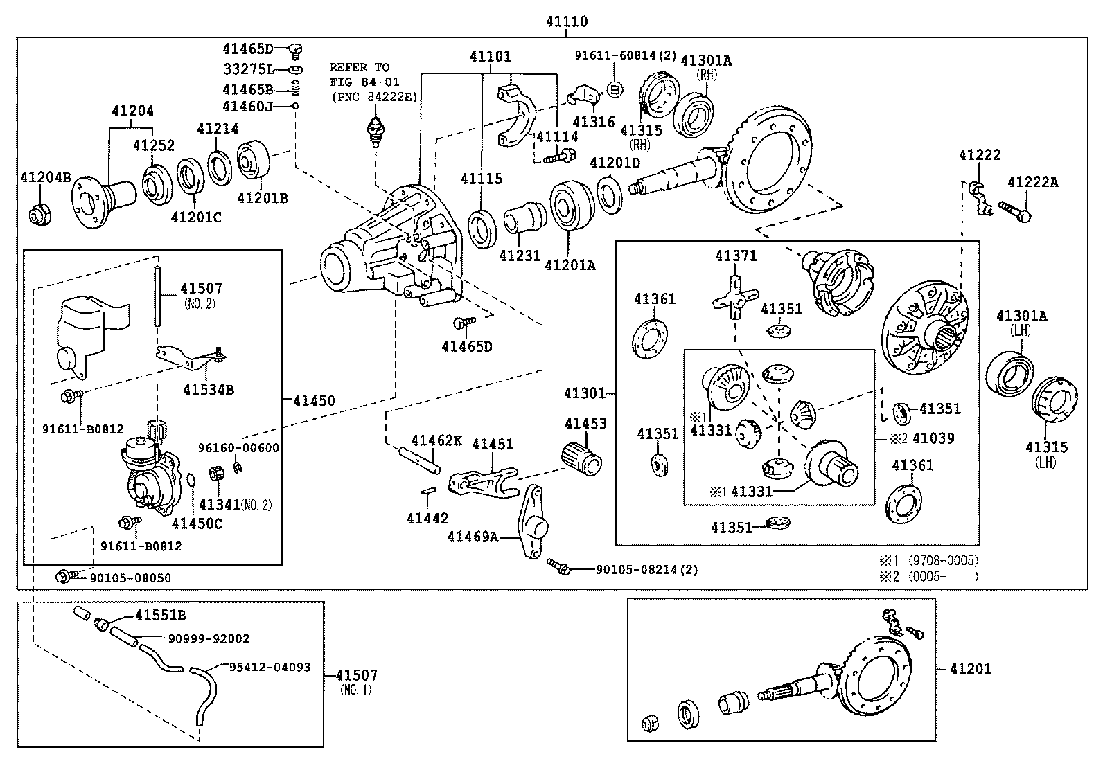 41039-34070 GEAR KIT, DIFFERENTIAL, REAR product image