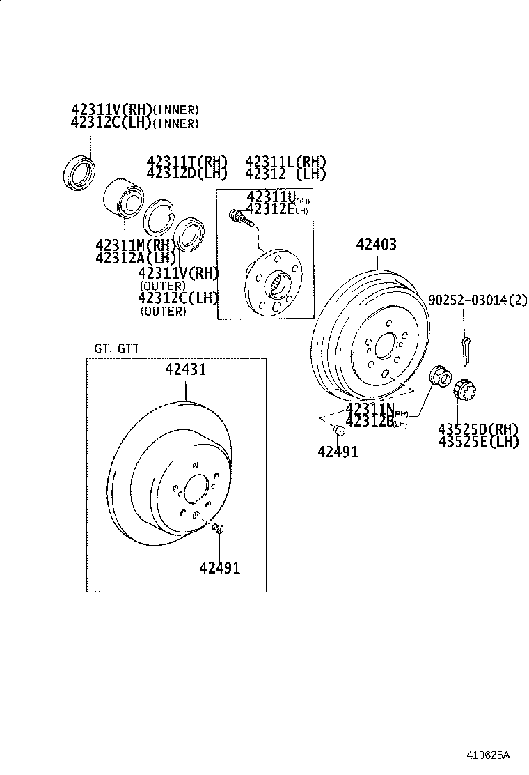 42340-21010 SHAFT ASSY, REAR DRIVE, LH product image