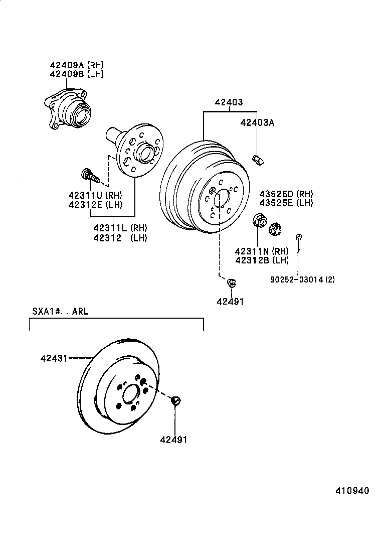42330-42010 SHAFT ASSY, REAR DRIVE, RH product image