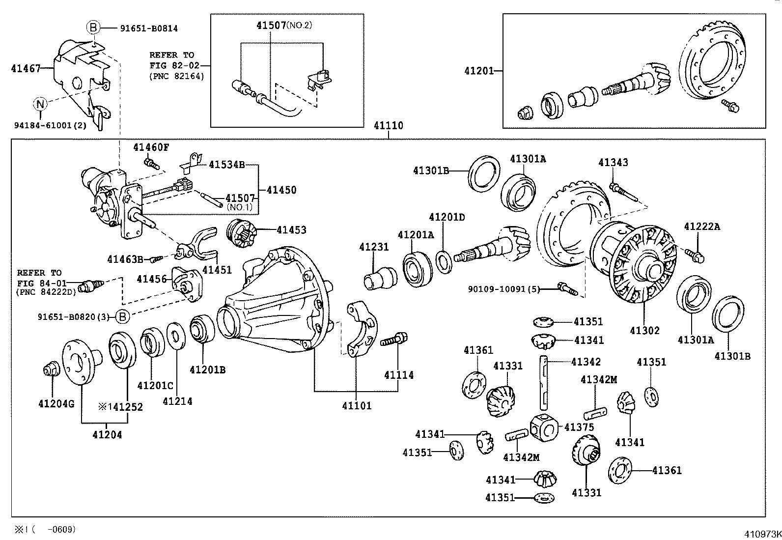 41201-80204 FINAL GEAR KIT, DIFFERENTIAL, REAR product image