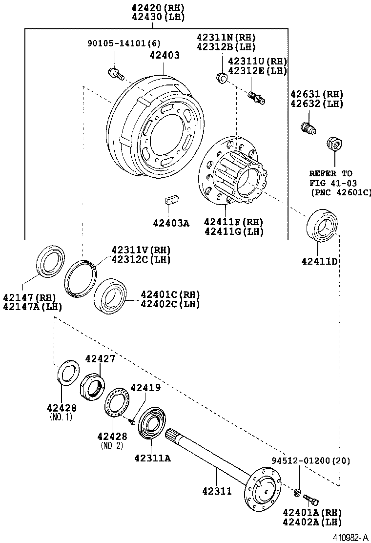 42311-37090 SHAFT, REAR AXLE product image