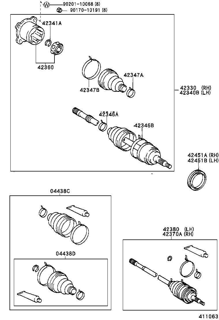 42431-30270 DISC, REAR product image