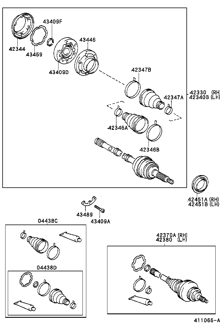 42431-30270 DISC, REAR product image