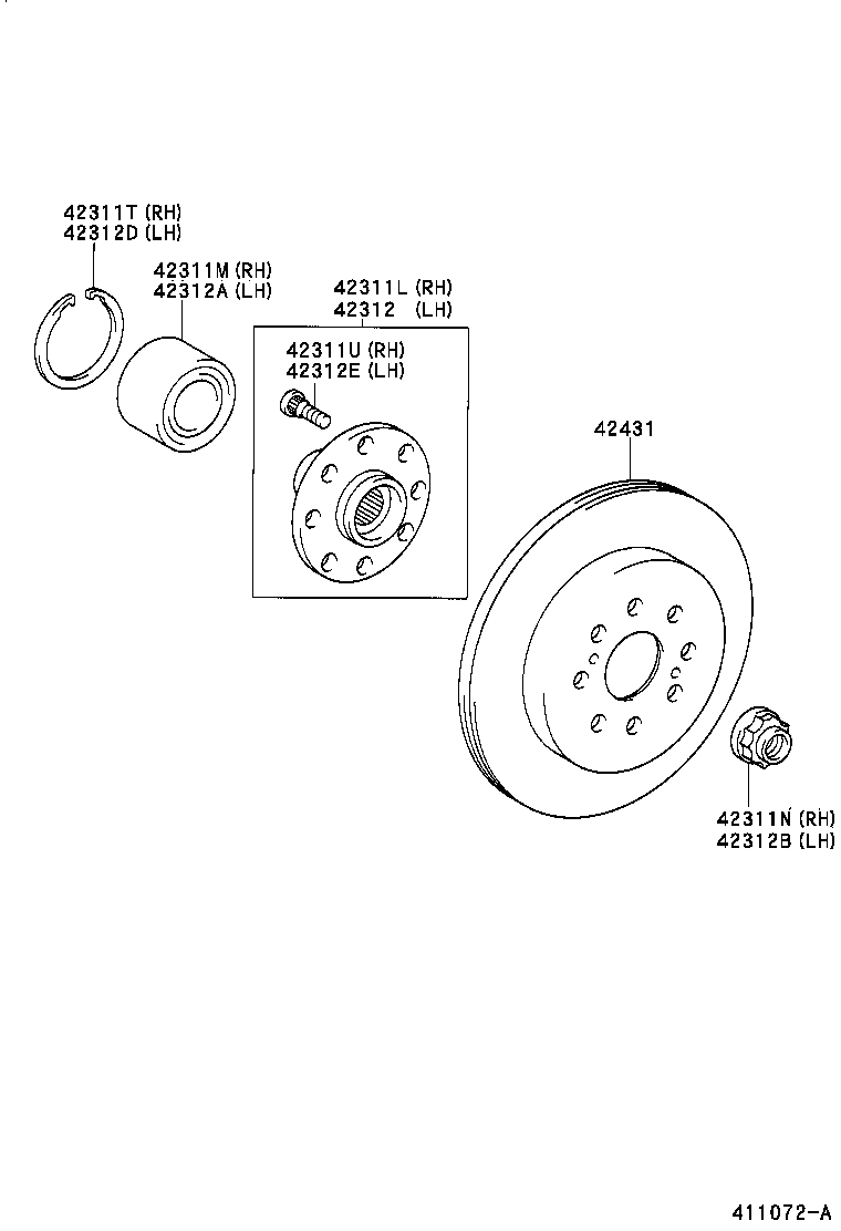 90311-35043 OIL SEAL, REAR DRIVE SHAFT, RH product image