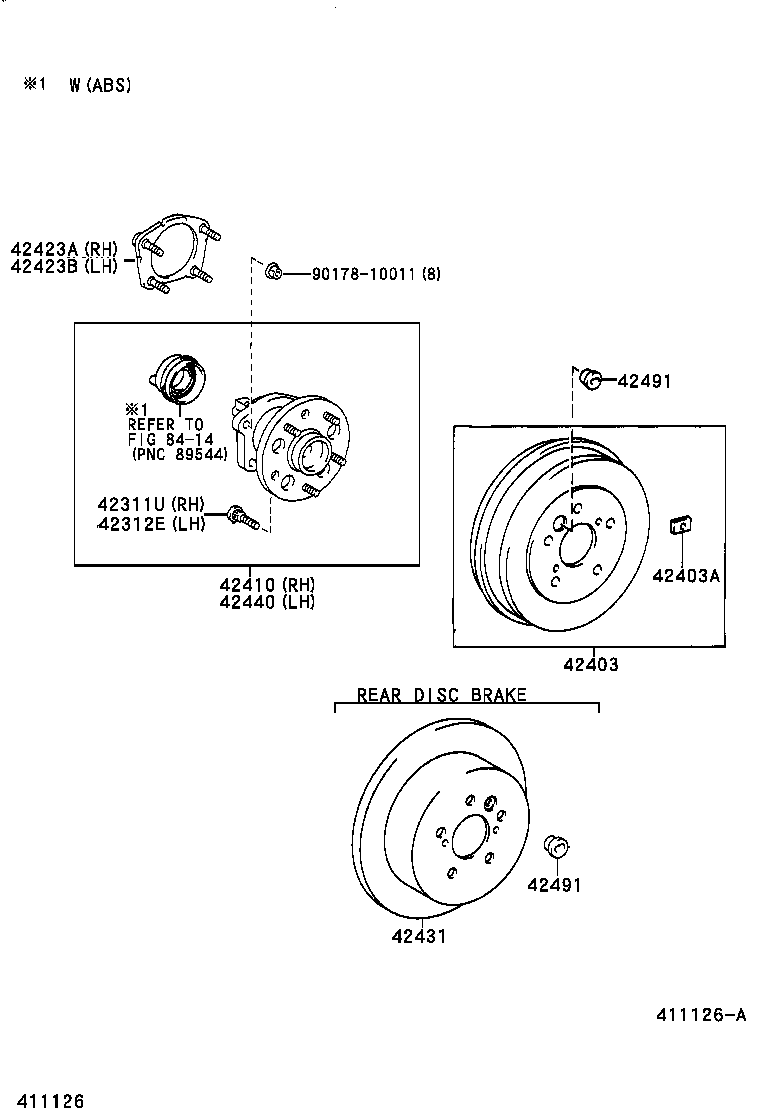 42330-42040 SHAFT ASSY, REAR DRIVE, RH product image