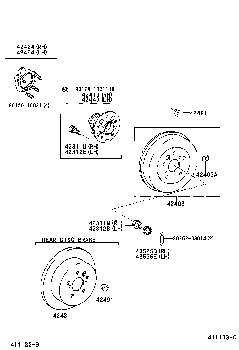 42330-42040 SHAFT ASSY, REAR DRIVE, RH product image