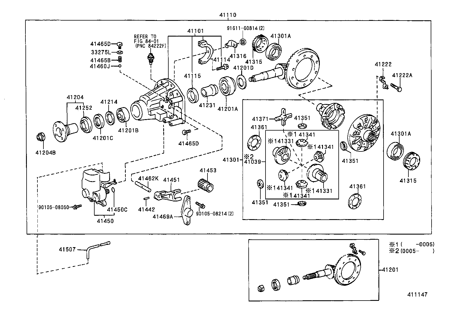 41039-34060 GEAR KIT, DIFFERENTIAL, REAR product image