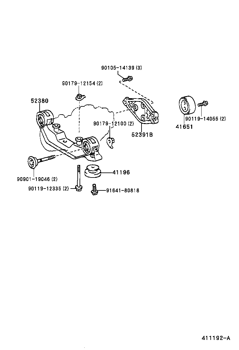 41039-33010 GEAR KIT, DIFFERENTIAL, REAR product image
