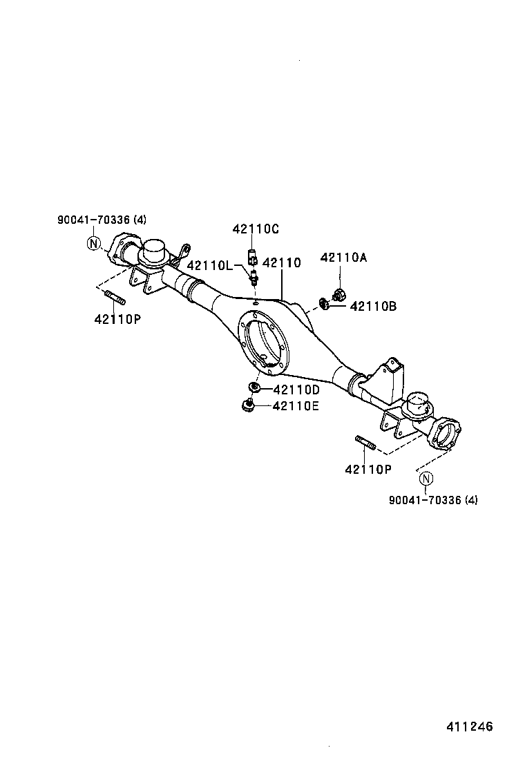 41331-87610 GEAR, REAR DIFFERENTIAL SIDE product image