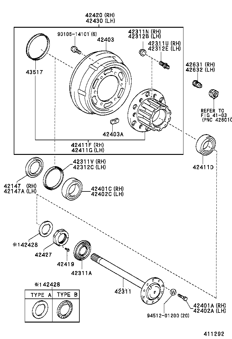 42311-37150 SHAFT, REAR AXLE product image