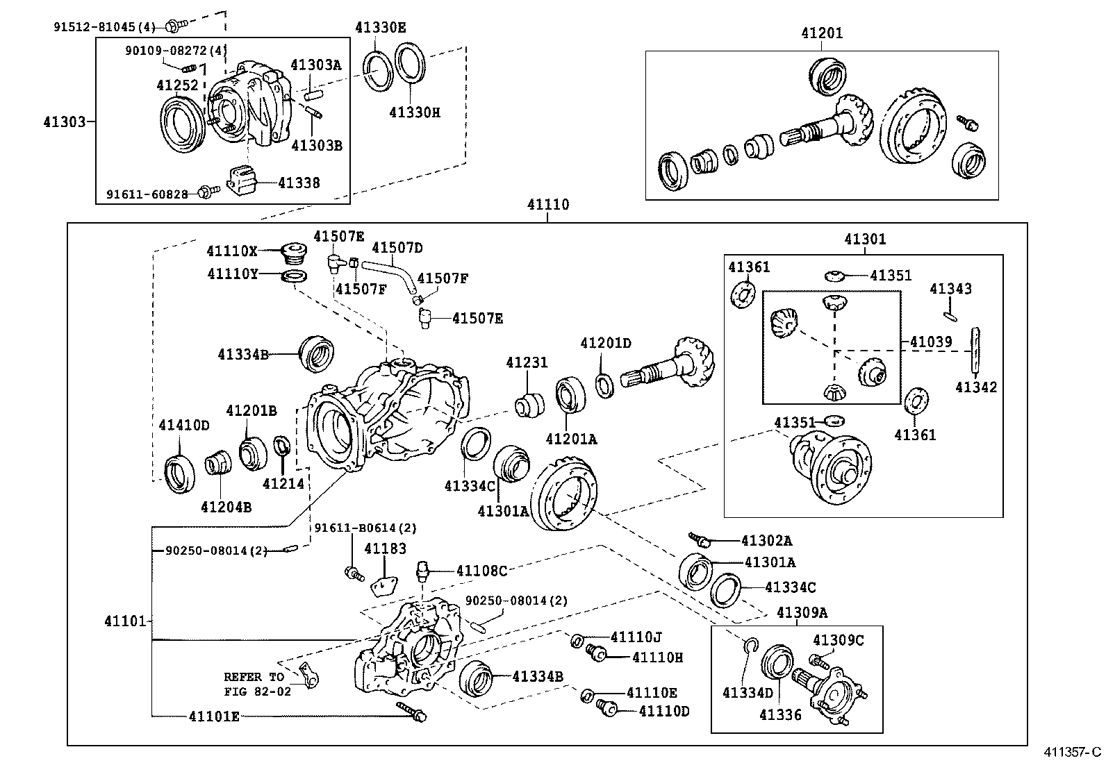 41171-28030 PROTECTOR, DIFFERENTIAL, REAR product image