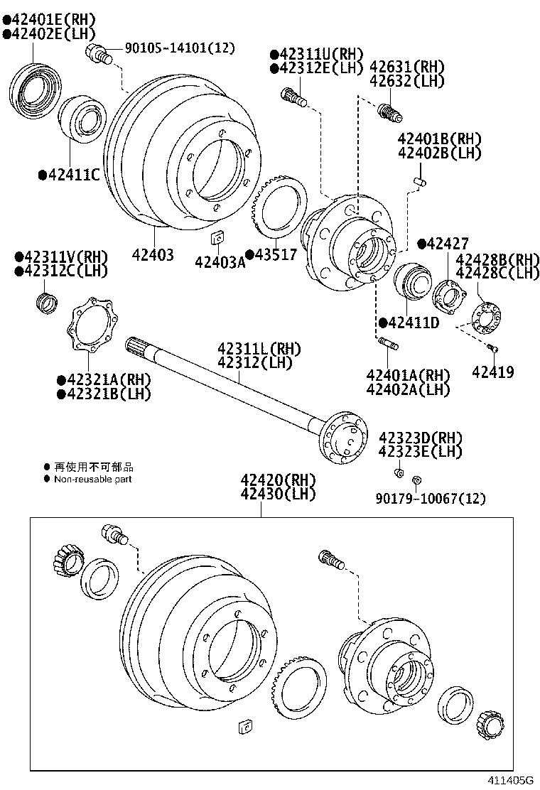 42441-25090 DEFLECTOR, BRAKE DRUM OIL RH product image