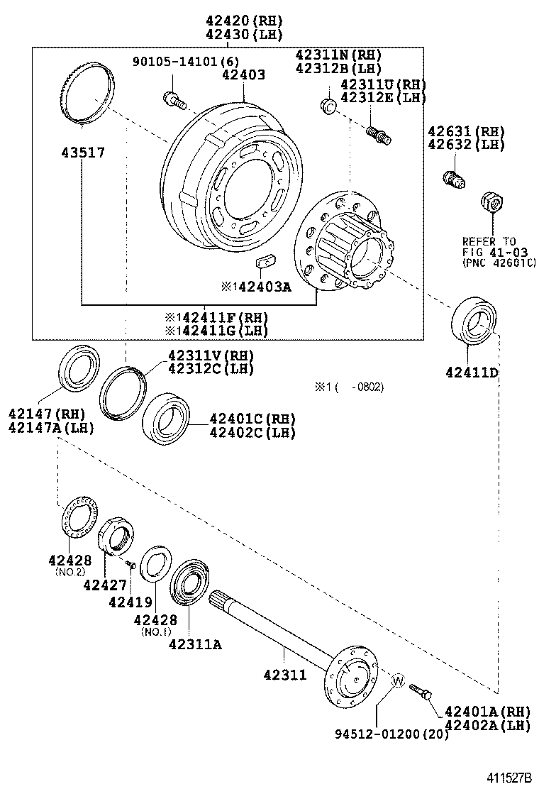 42431-37040 DISC, REAR product image