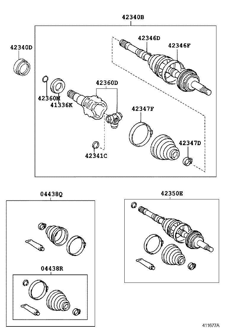 90311-35043 OIL SEAL, REAR DRIVE SHAFT, RH product image