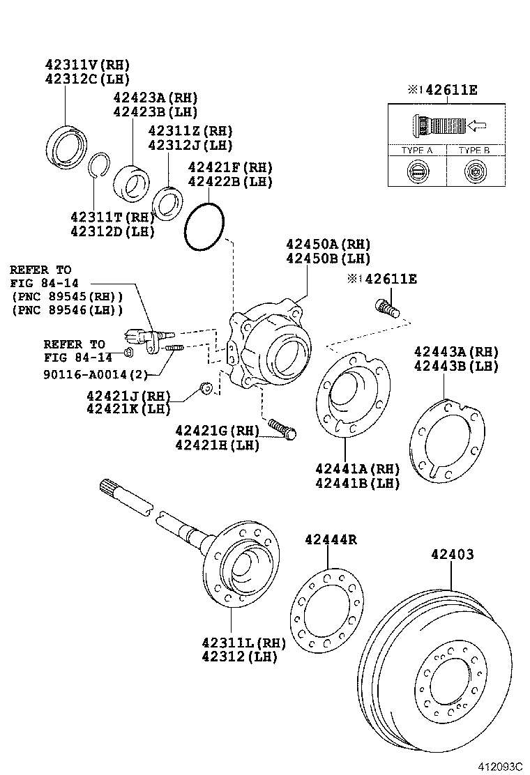 42311-04071 SHAFT, REAR AXLE, RH product image