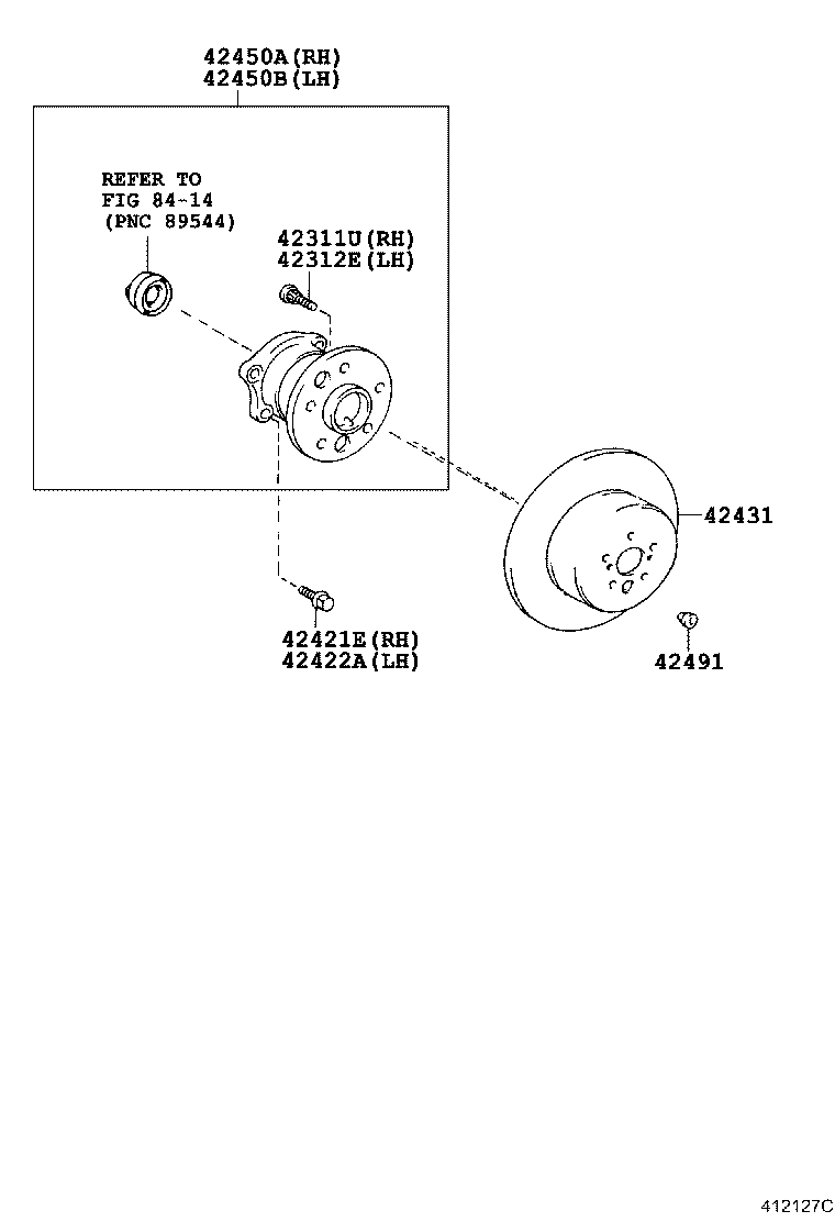 42431-06051 DISC, REAR product image