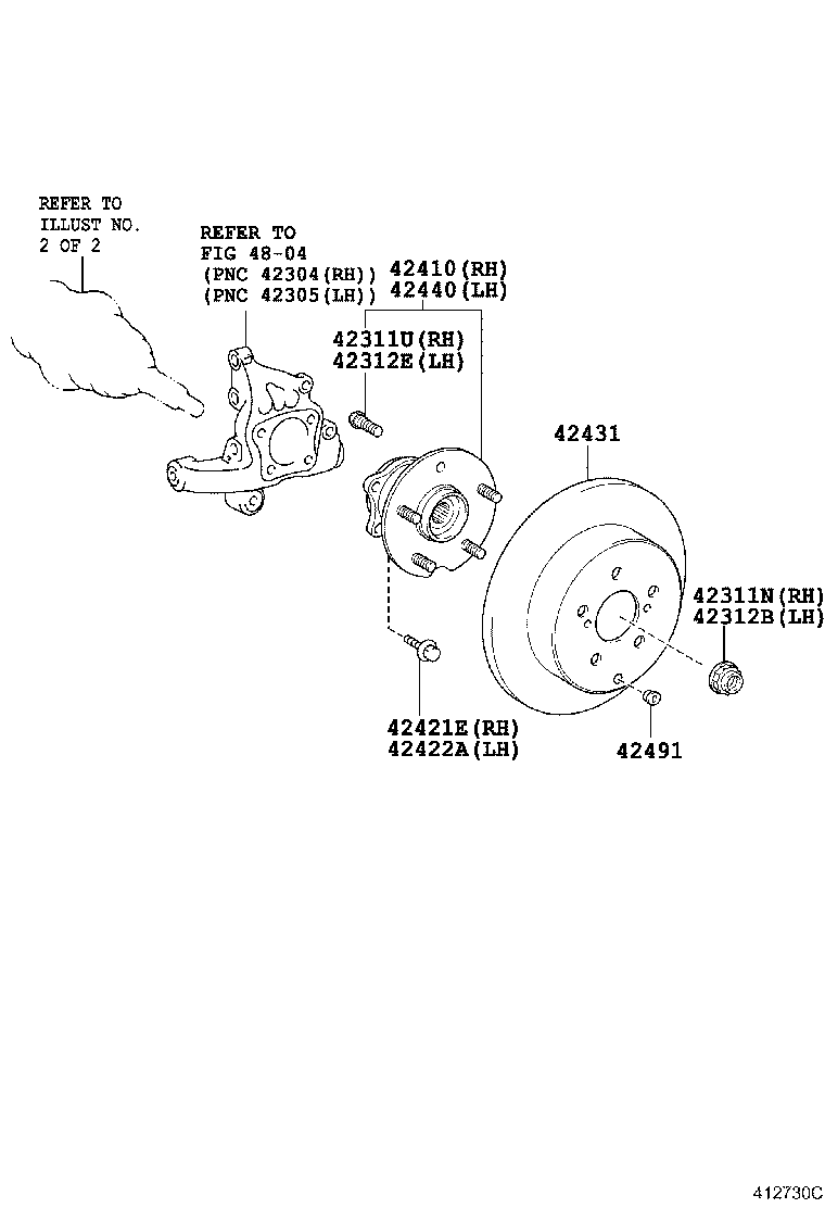 42340-48070 SHAFT ASSY, REAR DRIVE, RH product image